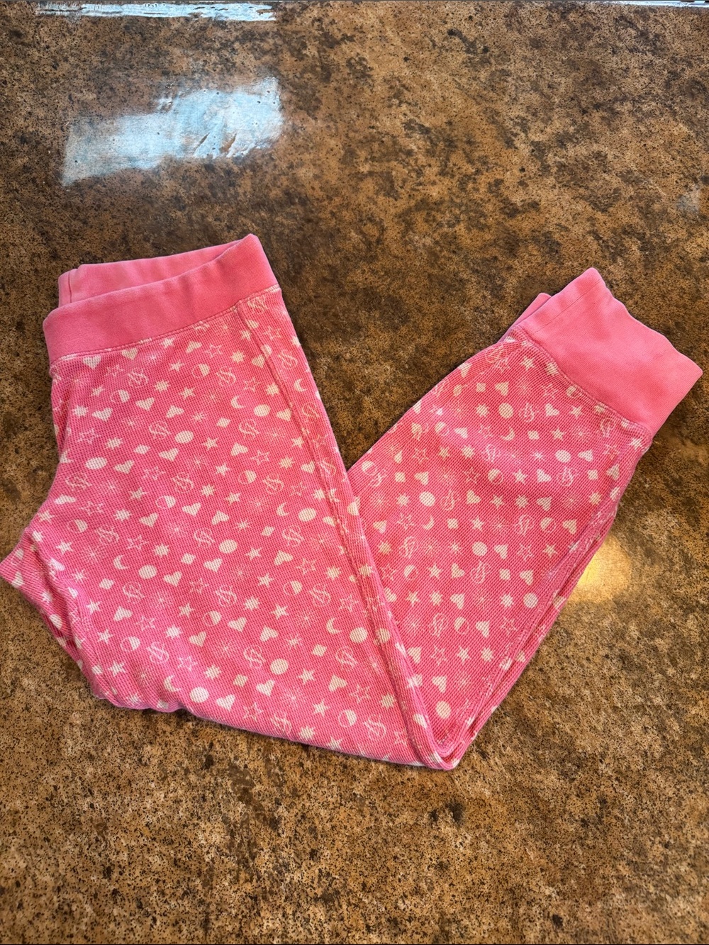 Victoria's Secret Pink Heart & Moon Print Pajama Pants